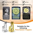 thumbnail image 3 of Kit de interruptor horario de repuesto compatible con clips de encendido/apagado para piscinas de la serie T100 -156T1978A, 3 of 5