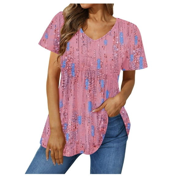 CaiJunJia T Shirts for Women Graphic,Workout Shirts for Women, Moisture Wicking Quick Dry Active Athletic Women's Gym Performance T Shirts