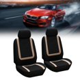 thumbnail image 4 of Car  Cover,4Pcs Universal Car  Protective Cover Set Interior Decoration for All Seasons GrayBlack, 4 of 8