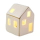 thumbnail image 2 of Figuras navideñas de cerámica, adorno de escritorio de pueblo navideño con luz LED para casa perfke Estatuilla de escritorio, 2 of 9