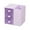 Purple, variant on LYINGF Plastic Desk Organizer for Office Supplies and Desk Accessories with 3 Drawers for Desktop Storage,Desk Organization for Home,Office,Study, Workstation for Pens,Clips,Notes,Small Items 