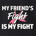 thumbnail image 6 of Wild Bobby My Friend's Fight Is My Fight | Breast Cancer Pink Ribbon Fight Family Support Breast Cancer Awareness Womens Premium T-Shirt, 6 of 6