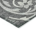 thumbnail image 4 of Addison Rugs Chantille Indoor/Outdoor Transitional Swirls Charcoal Washable Rectangle Rug, 2'6" x 3'10", 4 of 6