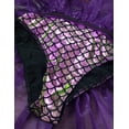 thumbnail image 7 of iEFiEL Girls Glitter Mermaid Costume Ballet Dance Gymnastics Leotard Tutu Dress Holographic Purple 10, 7 of 7