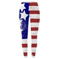 thumbnail image 3 of MKLEKYY Leggings deportivos para mujer, leggings de yoga de cintura alta con estampado del Día de la Independencia para mujer, pantalones de entrenamiento para yoga y fitness, 3 of 3