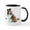 White/Black Inside, variant on CafePress - Happy Place Sheltie Mug - 11 oz Ceramic Mug - Novelty Coffee Tea Cup