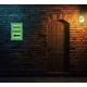 thumbnail image 5 of Letrero de estacionamiento para visitantes que brilla en la oscuridad con flecha izquierda de 8 x 12 pulgadas - Letreros luminosos de acrílico resistente - Para una visibilidad de 50 pies, 5 of 5