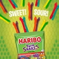 thumbnail image 4 of HARIBO Twin Snakes Gummies Original Sweet and Sour Assorted Fruit Flavor Gummy Candy, 8 oz, Share Size Bag, 4 of 7