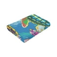 thumbnail image 6 of Kll Fleece Blanket Plush Throw Blanket Little Sea Turtles,Soft Fuzzy Cozy Flannel Blanket For Couch Sofa Bed.(80"X60"), 6 of 9