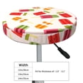 thumbnail image 2 of Popsicle print Round Bar Stool Seat Covers, Elastic Round Chair Cover Stool Seat Slipcover Bar Stool Cushions Round Pad for 12-14 inch, 2 of 5