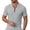 A-Grey1180, variant on Mens Polo Shirts Short Sleeve Quarter Zip Waffle Knit Casual Shirts Breathable Daily Wear Tops