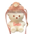 thumbnail image 1 of Botella De Paja De Oso Botella De Agua De Dibujos Animados Para Niños Botella De Paja De Oso Kawaii Botella De Agua Portátil De Dibujos Animados Para Niños Con Pajita Y Correa ANGGREK Otros, 1 of 8