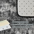 thumbnail image 4 of Pentantan 8ft x 10ft Shag Area Rug, Soft Fluffy Rugs for Living Room Bedroom, Modern Tie-dye Home Carpet, Dark Gray, 4 of 7
