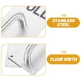 thumbnail image 3 of Minkissy Fire Door Handle Silver 1 Pair for Safety and Accessibility Features, 3 of 6