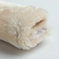 thumbnail image 4 of Moonet Faux Sheepskin Beige Shoulder Seat Belt Pads, 2 Pieces, 4 of 6