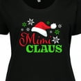 thumbnail image 4 of Inktastic Mimi Claus with Christmas Santa Hat and Snowflakes Women's Plus Size T-Shirt, 4 of 5