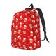 thumbnail image 1 of Disketp Christmas Hat beer print Canvas Backpack Lightweight Travel Daypack Student Rucksack Laptop Backpack-Medium, 1 of 5