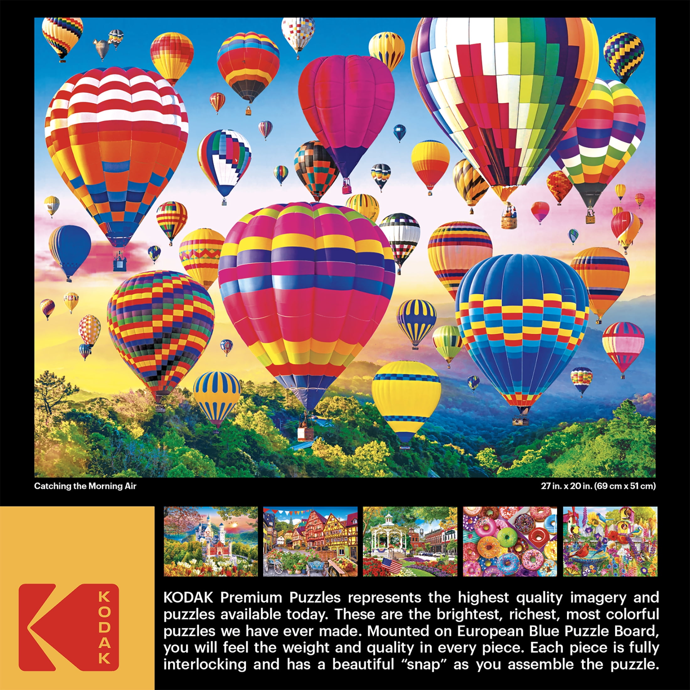 Cra-Z-Art Kodak 1000-Piece Catching the Morning Air Adult Jigsaw Puzzle