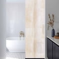 thumbnail image 3 of Beige Window Privacy Film, Retro Oil Painting Modern Abstract Art Aesthetics Static Cling UV Sun Blocking Heat Control Window Tint, Non-Adhesive One Way Windows Privacy Cover 17.7''x78.7'', 3 of 7