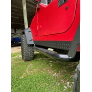 Kojem Side Body Armor Rocker Panel Diamond Plate Kit Compatible with 1997-2006 Jeep TJ Wrangler Replacement for 11650.05