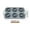 🥝 B_New#1171, variant on Silicone Donut Molds 6-Cavity Non-Stick Round Baking Tray Pan, Food-Grade, Heat & Cold , Steel Rim, Oven Microwave Freezer Dishwasher
