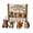 B, variant on Deepigc Patchwork Animal Keychain DIY Craft Kit, Pre-Cut Fabric Sewing Set, Make Your Own Stuffed Animal Charms, Beginner Hand Sewing Kit for Adults Kids, Handmade Pendant Gift for Craft Lovers, 4pcs