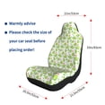 thumbnail image 5 of Pofeuu Kawaii Avocado Print Automotive Car Seat Covers Flat Cloth Full Set Seat Covers,Car Seat Covers front seats for Cars Trucks and SUVs-1, 5 of 9