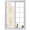 Beige, variant on Rustic Window Privacy Film, Boho Diamond Pattern Border Southwestern Frosted Glass Window Clings Static Cling UV Heat Blocking Reusable Door Sticker for Bathroom 19.6 x 39.3 Inch