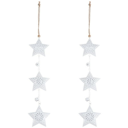 

Etereauty Hanging Star Christmas Xmas Pendant Ornament Year Garland Snowflake String Lantern Ceiling New Tree Ornaments Tree