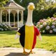 thumbnail image 5 of Lekihaqq Goose Outdoor Porch Decoration Holiday Clothes Flag Cute Garden Yard Theme Costume, 5 of 5