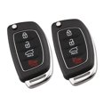 thumbnail image 1 of 2 Piezas Reempzo Control Remoto Mando A Funda Para I30 Smart Key Fob (Negro) Soledad Cubierta de la caja de la llave del control remoto inteligente, 1 of 6