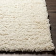 thumbnail image 4 of Hauteloom Siari Living Room, Bedroom Shaggy Area Rug - Solid Shag - High Plush Pile - Cream, White - 3'11" x 5'7", 4 of 13
