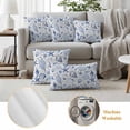 thumbnail image 6 of Navy Blue Coastal Outdoor Waterproof Pillow Covers, Nautical Ocean Shell Starfish Sea Decorative Square Throw Pillowcase Sofa Cushion Sham for Patio/Couch/Chair, 20"x20" 2 Pack, 6 of 8
