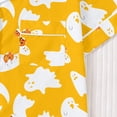 thumbnail image 4 of WOYY Girls Halloween Short Sleeve Button Down Shirt Shorts Pajamas, 2-Piece, Sizes 3-14, 4 of 8