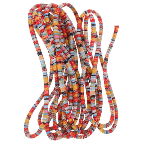 Amosfun Ethnic Style Multi-Color Cord Roll for Hair Accessories, Jewelry Making, Crafting, Beading and Projects