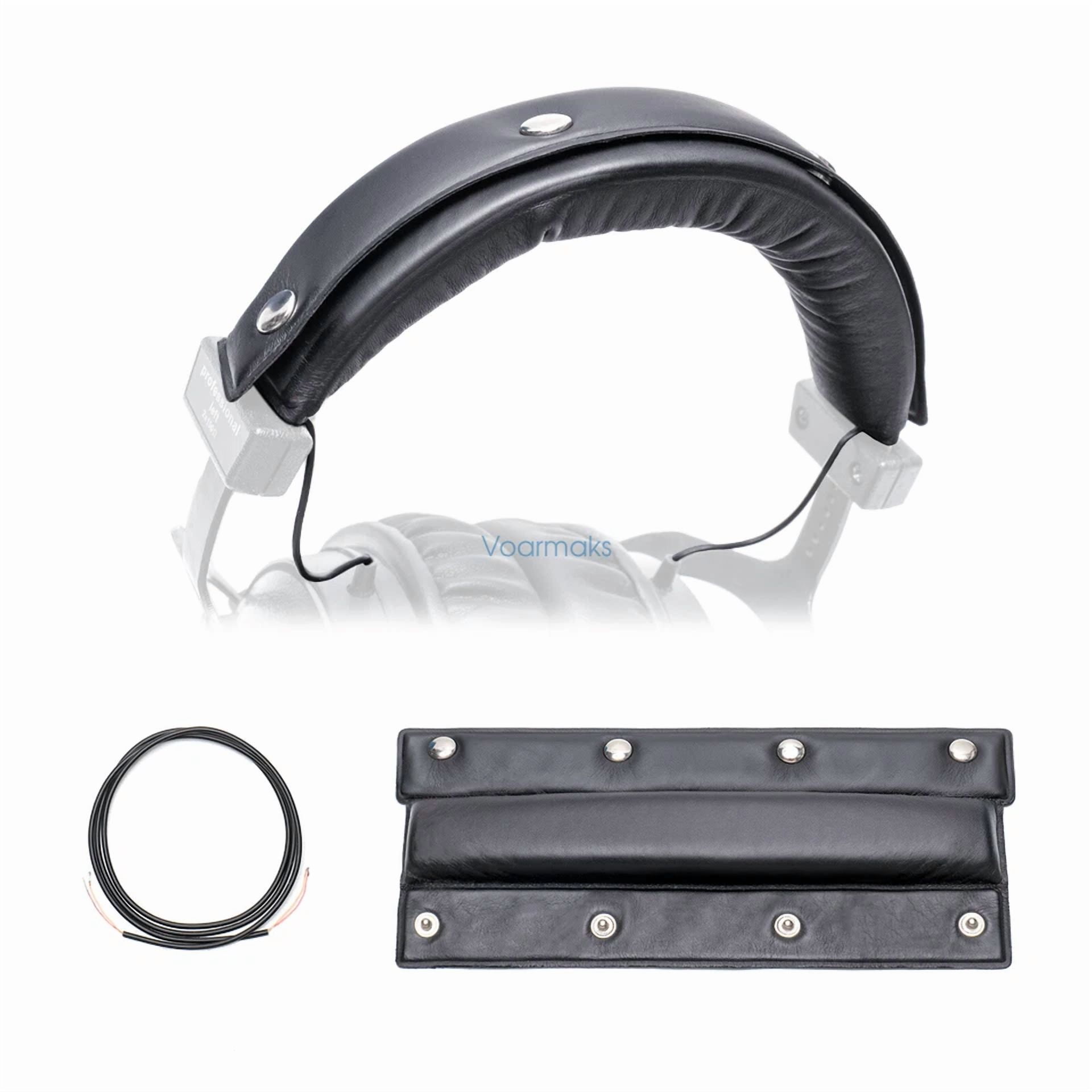 BUTTERFLY- Headband Cover+Cable For Beyer Dt770 Dt860 Dt880 Dt880Pro Dt790 Hs200/400 Mmx300