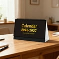 thumbnail image 6 of NWOKYZGH Small Desk Calendar 2026-2027 Standing Flip, Mini Desk Calendar 2026-2027, Thick Paper Twin-Wire Binding, Desktop Calendar for office or Home, 6 of 6
