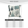 thumbnail image 4 of ZICANCN Winter Forest Deer Christmas Throw Pillow Covers, Bed Couch Sofa Knit Decorative Pillow Covers for Living Room Farmhouse, 18"x18", 4 of 8