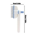 thumbnail image 1 of Peigne pour Chien pour Perte de Poils de Chien Brosse à Dents Fine Outil d'Élimination des Poils d'Animaux pour Routine de Brossage Quotidienne Lapin Intérieur, 1 of 6