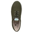 thumbnail image 4 of MaCae Unisex Wool Lace Up Fashion Shoe With Unique Sole, Wool Shoes, Lace Sneakers, Business Casual Shoes, Comfy Sneakers, Office Shoes - Olive Green/Flamingo, 4M/6W, 4 of 7