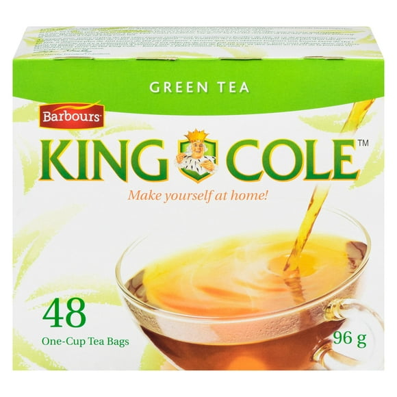 King Cole Green Tea 48s, 96 g (48 tea bags)