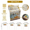 thumbnail image 5 of Fall Pumpkin Table Runner, Autumn Thanksgiving Kitchen Dining Table Decoration for Home Party Decor 13x108 Inches, 5 of 9