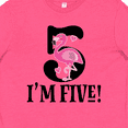 thumbnail image 4 of Inktastic 5th Birthday Flamingo 5 Year Old Girl Youth T-Shirt, 4 of 5