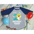 thumbnail image 3 of Baby Shark Shirt Gift for Kids Toddler 2nd Birthday Girl Boy Outfit Blue 4T, 3 of 6