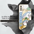 thumbnail image 4 of 6D Lujo Chapado De Dibujos Animados Doraemon Funda Para Teléfono Móvil infinix TECNO CAMON 18 19 Pro NEO POVA 4PRO 2 Pareja INS Pintura A Prueba De Golpes Nuevo Diseño Cuadrado Cubierta Trasera, 4 of 4