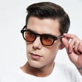 thumbnail image 4 of Gafas de Sol Gtand Vintage Retro Redondas con Lente Tinted UV400 46mm Unisex, 4 of 6