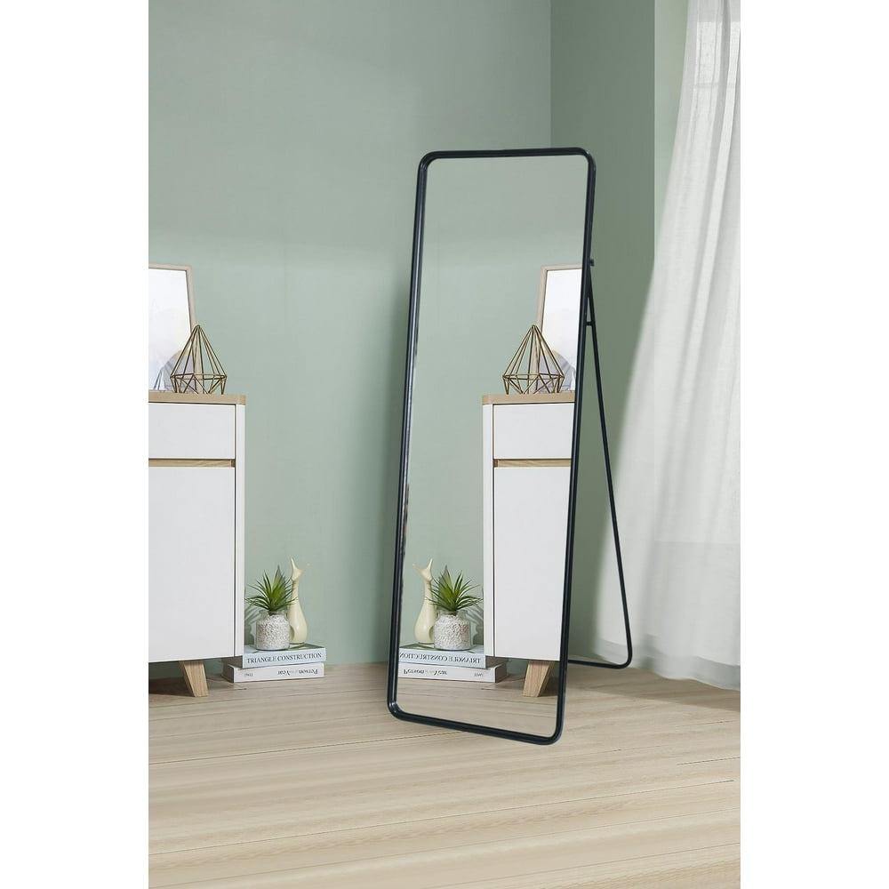 Artisasset Modern Black Full Length Dressing Floor Mirror with Free