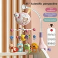 thumbnail image 2 of BAELLERT Baby Mobiles for Cribs Crib Mobile with Music & Lights Remote Control Rotating Rattle Toy Star Projection Relaxing Music Baby Crib Rattle for Boys Girls, 2 of 8
