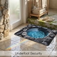 thumbnail image 6 of 3D Optical Illusion Rug Optical Illusion Rug, 3D Hole Rugs That Look Like A Hole,Trap Optical Illusion Bottomless Non-Slip Doormat for Door Entrance, Bathroom, Stairs, Playroom, Living Room, 32x20" C, 6 of 6