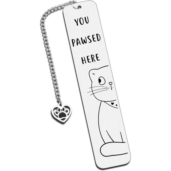 Cat Lover Gift for Women Men-Cat Mom Gifts for Women Cat Book Mark for Cat Dad Stoking Stuffers for Pet Lover Cat Bookmark for Cat Owner Bookish Gifts for Pet Owner Booktok Accessories for Bookworm